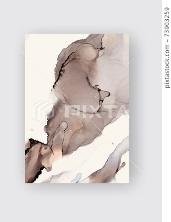 Alcohol ink vector texture banner. Fluid ink abstract background. Alcohol ink vector texture banner. Fluid ink abstract background. 73903259