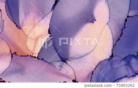 Alcohol ink vector texture banner. Fluid ink abstract background. Alcohol ink vector texture banner. Fluid ink abstract background. 73903262