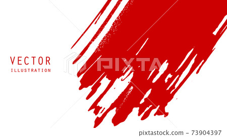 Abstract ink brush banners with grunge effect 73904397