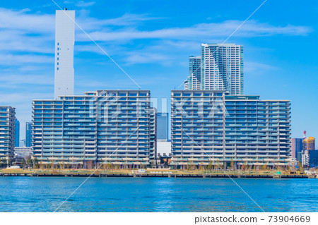Tokyo Olympic Village (from Toyosu Gururi Park) 73904669