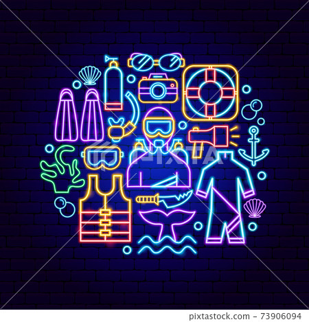 Diving Neon Concept 73906094