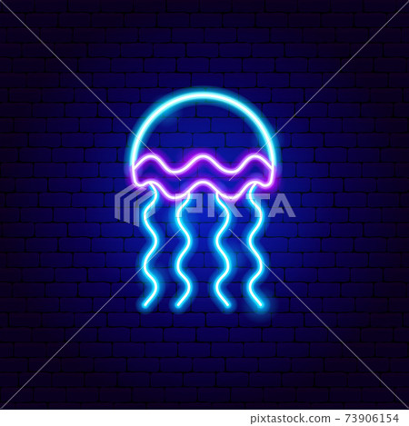 neon rainbow jellyfish