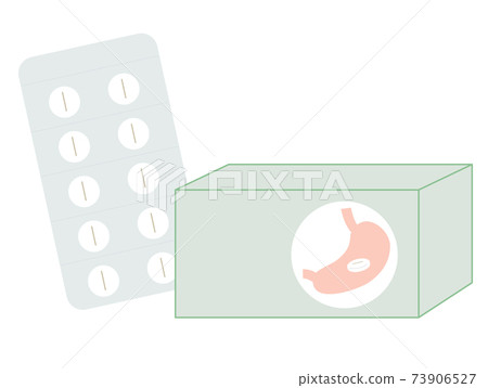Tablet stomach medicine with box 73906527