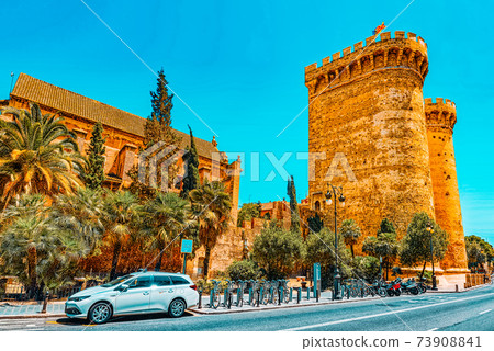Towers of Quart (Torres de Quart) is one of the twelve gates ,of 73908841