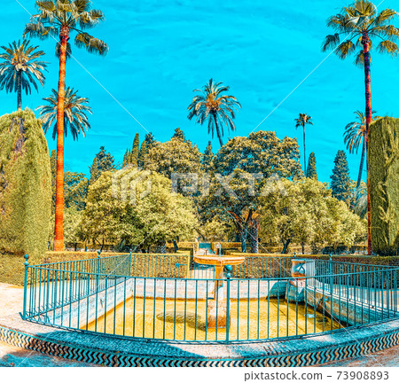 Gardens of Royal Alcazar in Seville and Grotto Gallery ( Galeria Gardens of Royal Alcazar in Seville and Grotto Gallery ( Galeria 73908893