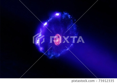 Blue galaxy in deep space. Elements of this image were furnished by NASA. Blue galaxy in deep space. Elements of this image were furnished by NASA. 73912335