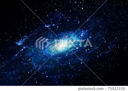 Blue galaxy in deep space. Elements of this image were furnished by NASA. Blue galaxy in deep space. Elements of this image were furnished by NASA. 73912338