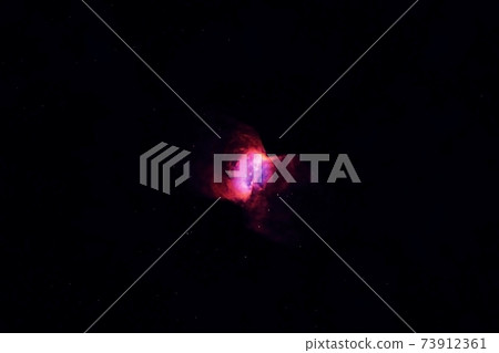 Small red galaxy. Elements of this image were furnished by NASA. 73912361