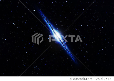 Blue galaxy in deep space. Elements of this image were furnished by NASA. Blue galaxy in deep space. Elements of this image were furnished by NASA. 73912372