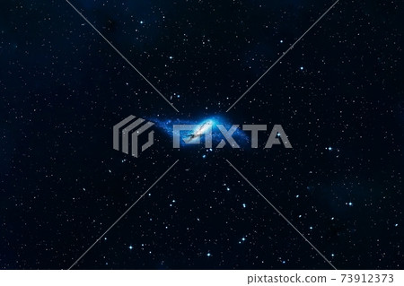 Small blue galaxy. Elements of this image were furnished by NASA. 73912373