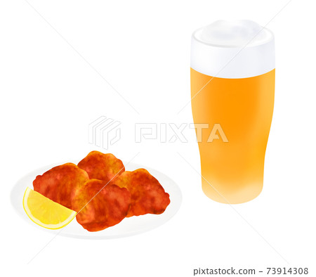 Karaage beer 73914308