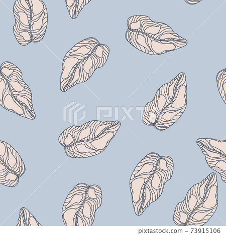 Abstract seamless doodle pattern with random... - Stock Illustration ...