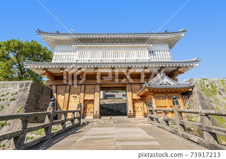 Kagoshima City, Kagoshima Prefecture Japan's Top 100 Castle Tsurumaru Castle (Kagoshima Castle) Goromon Kagoshima City, Kagoshima Prefecture Japan's Top 100 Castle Tsurumaru Castle (Kagoshima Castle) Goromon 73917213