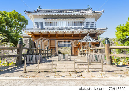 Kagoshima City, Kagoshima Prefecture Japan's Top 100 Castle Tsurumaru Castle (Kagoshima Castle) Goromon 73917231