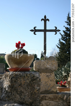 Cross, Basilica of the Transfiguration, Mount Tabor, Galilee, Israel 73918197