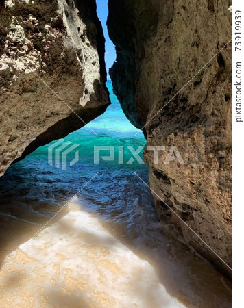 Superb view and blue sea created by nature 73919939