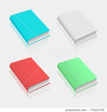 Book mockup vector design illustration isolated on grey background 73922458