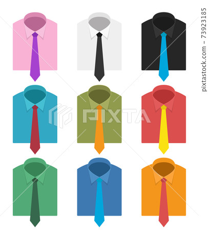 Neck tie vector design illustration isolated on white background 73923185