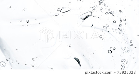 Transparent gel on a white background. Transparent gel on a white background. 73923328