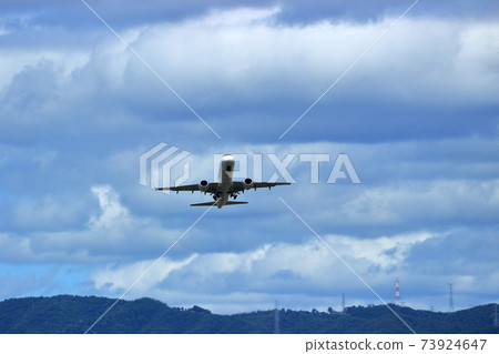 Osaka International Airport Airplane JAL Reverse Run Takeoff 73924647