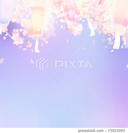 櫻花背景-有多種變體 73925093