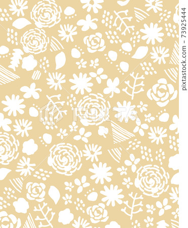 Background with watercolor flower illustration 73925444