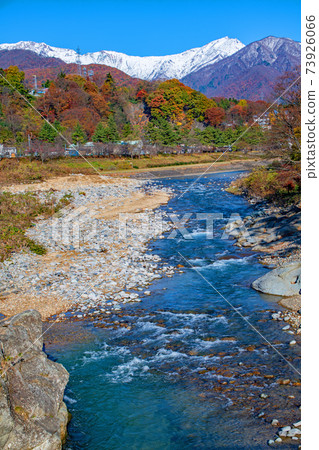 From Yosanoakikoka Monument Park Sasabue Bridge, Mt. Tanigawa, Tone River, Autumn scenery, Minakami Town From Yosanoakikoka Monument Park Sasabue Bridge, Mt. Tanigawa, Tone River, Autumn scenery, Minakami Town 73926066