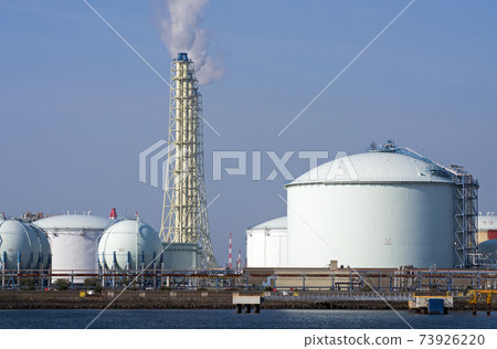 View of tanks and chimneys in the Keiyo Industrial Zone View of tanks and chimneys in the Keiyo Industrial Zone 73926220