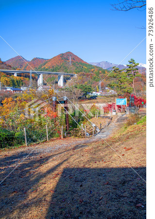 吉野明古岡紀念公園秋天風景水上町 吉野明古岡紀念公園秋天風景水上町 73926486