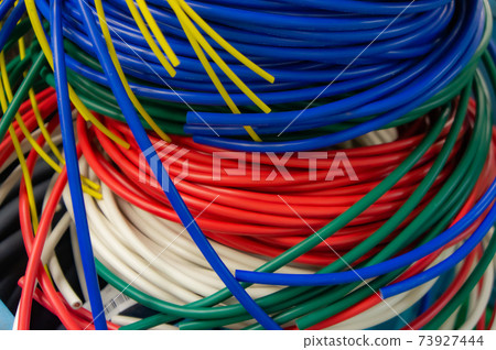 [Electric wire] Colorful electric wire bundle inventory [Electric wire processing] 73927444