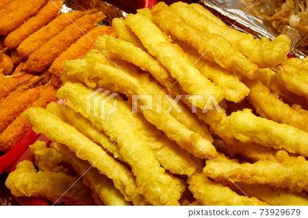 Fried snacks, snacks, fried squid, 73929679