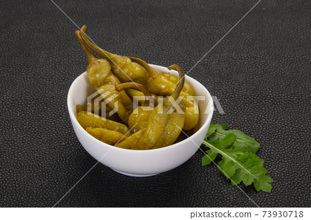 Pickled green pepper Pickled green pepper 73930718