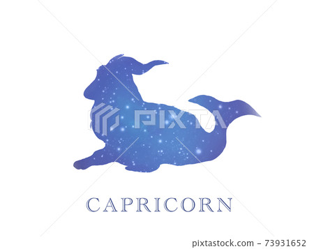 Capricorn silhouette illustration Capricorn silhouette illustration 73931652