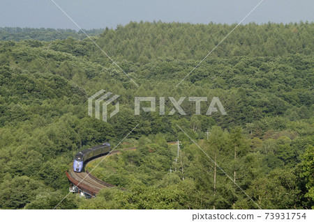 Limited express Ozora going to Karikachi Pass Nemuro Main Line Sekisho Line 73931754