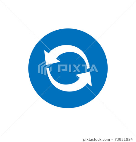 Arrow, refresh, update icon. Vector... - Stock Illustration [73931884 ...