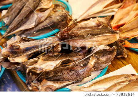 Dried fish, fish shop, Sokcho Jungang Market, Dried fish, fish shop, Sokcho Jungang Market, 73932614