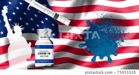 電暈疫苗美國背景 73933328