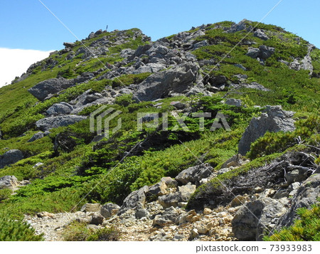 喬蘇山在南阿爾卑斯山的山頂 喬蘇山在南阿爾卑斯山的山頂 73933983
