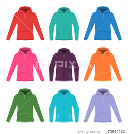 Hoodie set vector design illustration isolated on white background 73934282