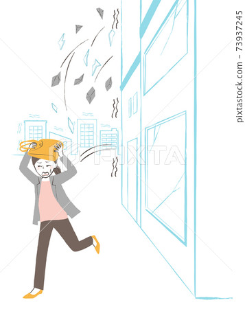 如果您在外面時發生地震 73937245