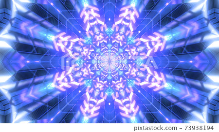 Abstract glowing space galaxy 3d illlustration wallpaper background 73938194