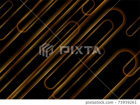 Shiny golden abstract geometric tech background Shiny golden abstract geometric tech background 73939261