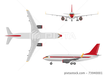 Drawing plane in a flat style Drawing plane in a flat style 73940001