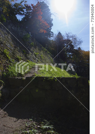 Iwamura Castle Ruins in Ena City, Gifu Prefecture 73940804