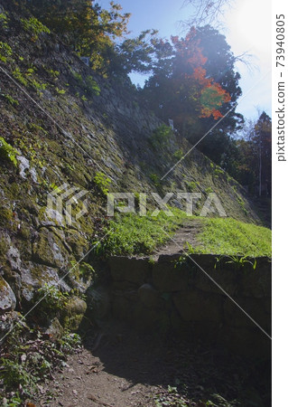 Iwamura Castle Ruins in Ena City, Gifu Prefecture 73940805