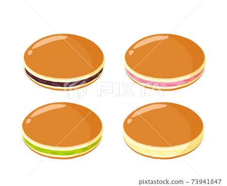 Dorayaki vector illustration Japanese sweets 73941847