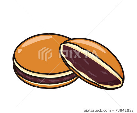 Dorayaki vector illustration Japanese sweets 73941852