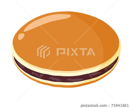 銅鑼燒矢量圖日本糖果 73941861