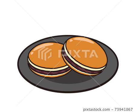 Dorayaki vector illustration Japanese sweets 73941867