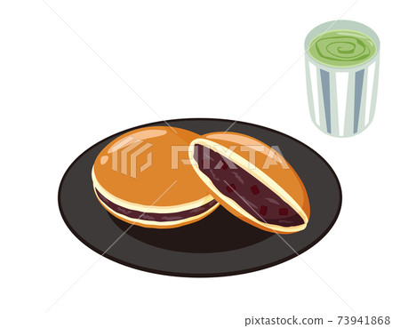 Dorayaki vector illustration Japanese sweets 73941868